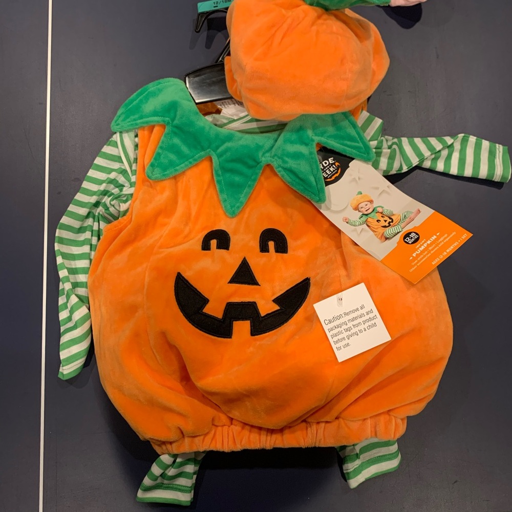12-18 months Baby Halloween pumpkin costume